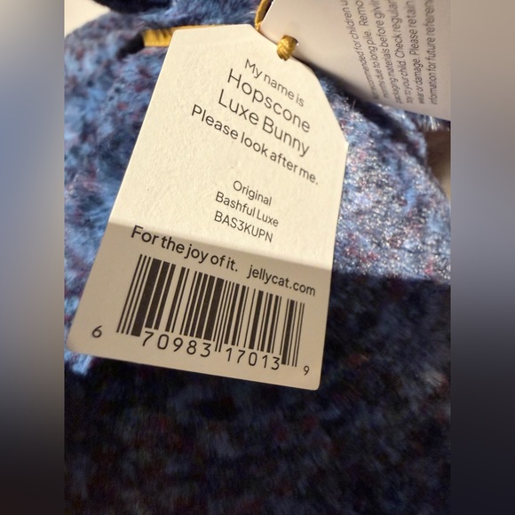 Jellycat Hopscone Luxe Bunny - NWT - Picture 4 of 4